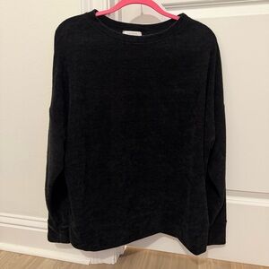 Cherish Black Long Sleeve Sweater